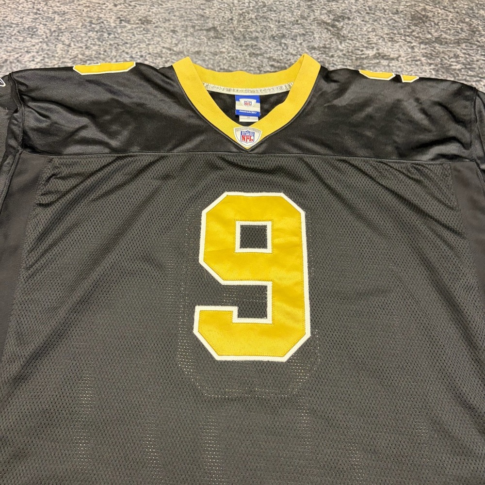 Reebok Vintage Drew Brees #9 New Orleans Saints Jersey Size 56 Stitched - Picture 3 of 11